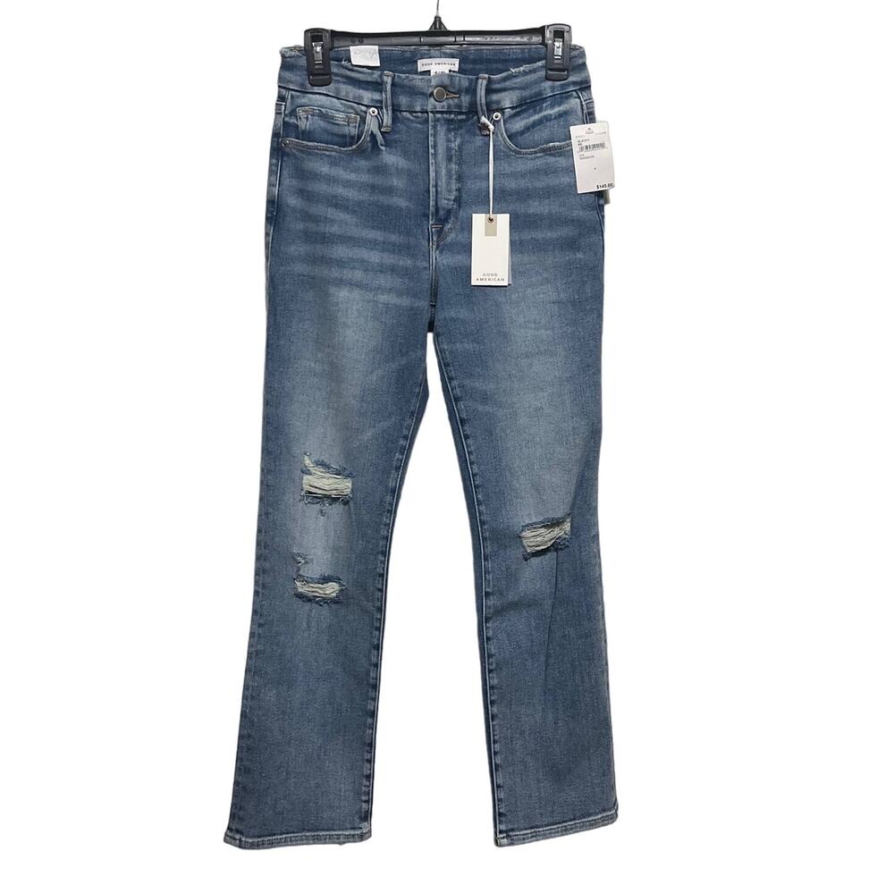 NWT Good American Good Legs Straight 27
